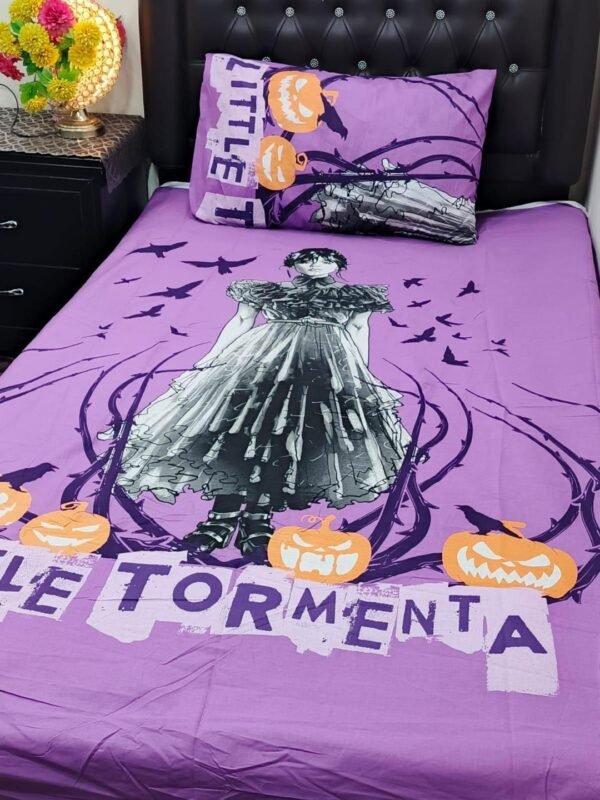 Little Tormenta Printed Single Bedsheet Set - 4 pcs