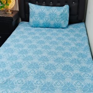 Flowers Printed Bedsheet Set - 4 pcs