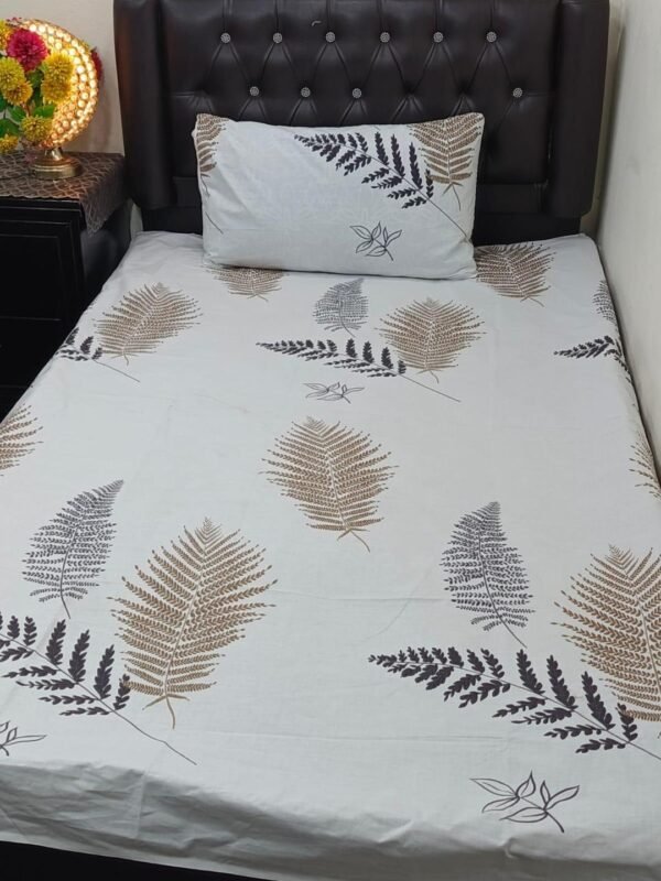 Fur Printed Bedsheet Set - 4 pcs