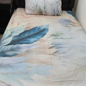 Fur Printed Bedsheet Set - 4 pcs