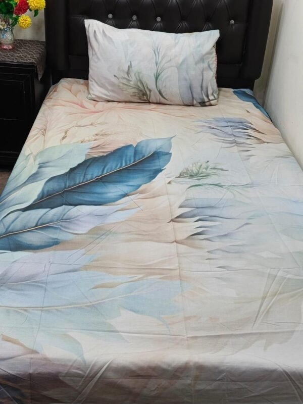 Fur Printed Bedsheet Set - 4 pcs