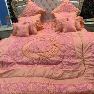 Printed Double Bedsheet Set - 14pcs