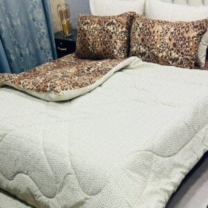 Printed Double Bedsheet Set - 6pcs