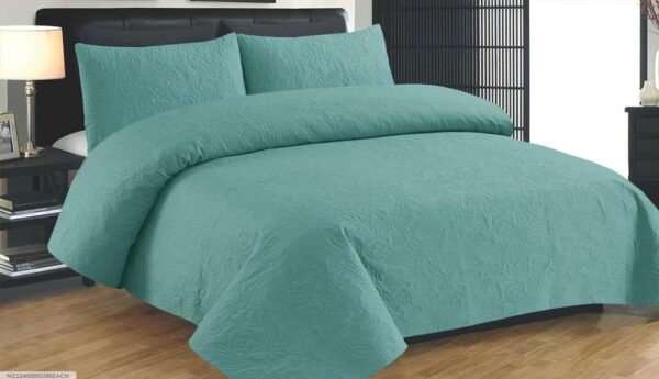 Luxury Bed Spread Double Bedsheet Set - 3pcs