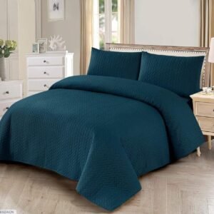 Luxury Bed Spread Double Bedsheet Set - 3pcs