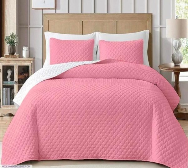 Luxury Bed Spread Double Bedsheet Set - 3pcs