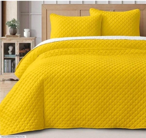 Luxury Bed Spread Double Bedsheet Set - 3pcs