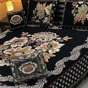 Velvet Double Bedsheet-4 Pcs