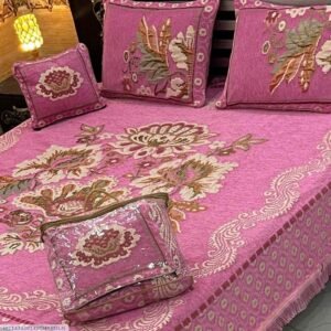 Velvet Double Bedsheet-4 Pcs