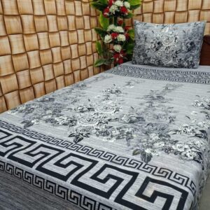 Cotton Printed Single Bedsheet – 4Pcs